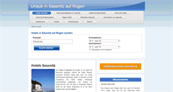 Desktop Screenshot of hotels-sassnitz-ruegen.de